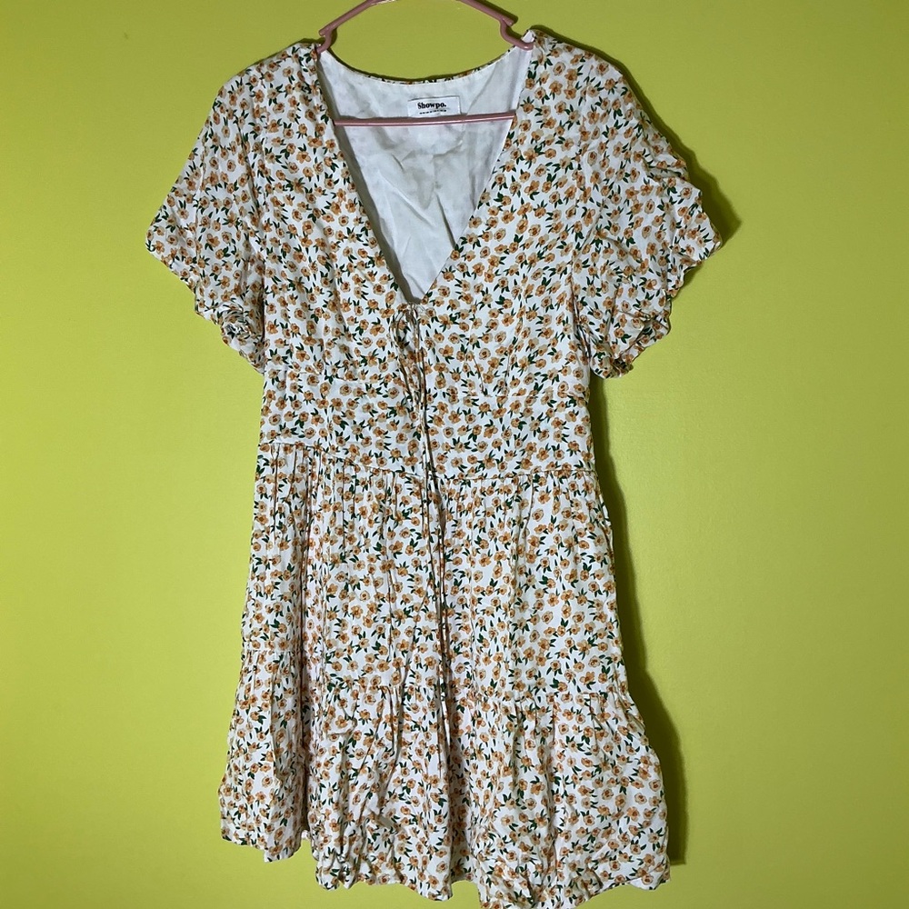 Showpo Cottagecore Floral Mini Dress